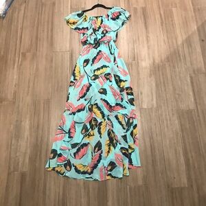 Floral Print Maxi Dress